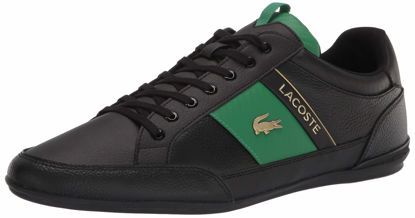 Picture of Lacoste men's Chaymon 0120 1 Cma Sneaker, Black/Green, 9.5 US - Size: 9.5