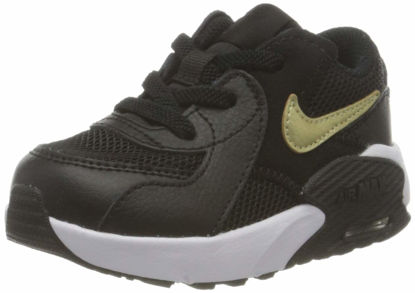 Picture of Nike Air Max Excee (Little Kid) Black/Metallic Gold Star/White 3 Little Kid M - Size: 3 Little Kid