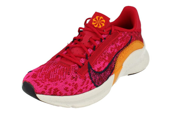 Picture of Nike Women's SuperRep Go 3 Flyknit Next Nature Training Shoe, Mystic Hibiscus/Pink Prime/Light Curry/Blackened Blue, 7 - Size: 7