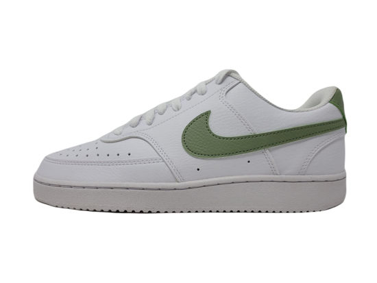 Picture of Nike Men's Court Vision Low-Top Sneakers, White Green Oil Medium Olive, 11.5 - Size: 11.5