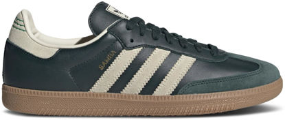 Picture of Adidas Samba OG Men's Sneaker (Shadow Green Cream White, 8.5) - Size: 8.5