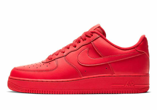 Picture of Nike Mens Air Force 1 '07 LV8 CW6999 600 Triple Red - Size 14 - Size: 14