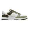 Picture of Nike Dunk Low Men White/Light Bone-Oil Green FN6882-100 13 - Size: 13