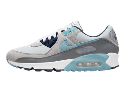 Picture of Nike Men's Air Max 90 Pure Platinum/Worn Blue (DM0029 003) - 8.5 - Size: 8.5