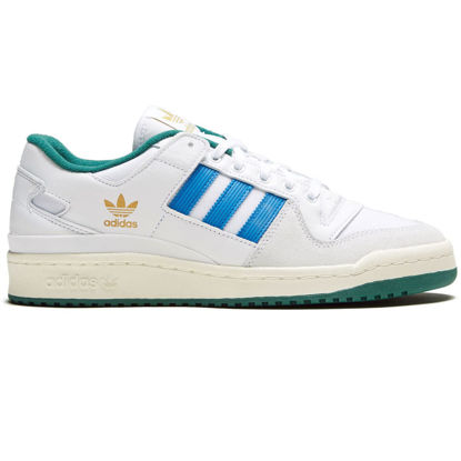 Picture of adidas Forum 84 Low Adv Shoes - White/Blue Bird/Green - 10.5 - Size: 10.5