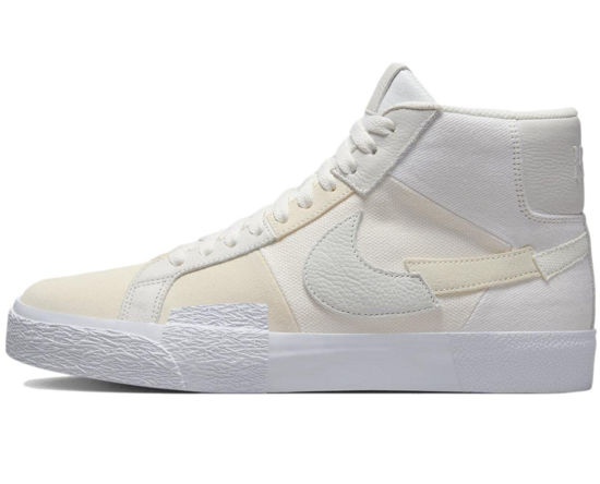 Picture of Nike Sb Zoom Blazer Mid PRM Mens Trainers Da1839 Sneakers Shoes (White/White-Summit White, us_Footwear_Size_System, Adult, Men, Numeric, Medium, 8) - Size: 8