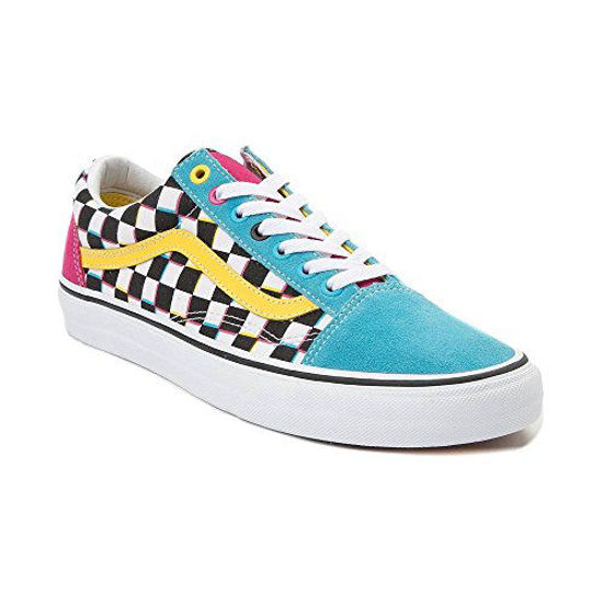 Picture of Vans Unisex Authentic Skate Shoe Sneaker (13.5 Women / 12 Men M US, Old Skool Chex Multi 7282) - Size: 13.5 Women/12 Men