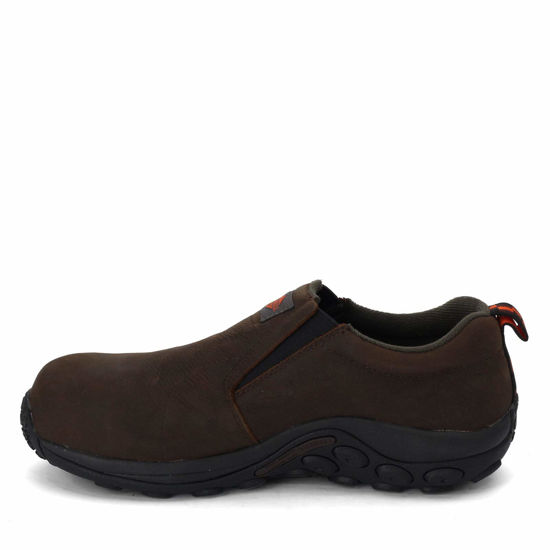 Picture of Merrell Men's Jungle Moc Leather Composite Toe Construction Shoe, Espresso, 14 - Size: 14