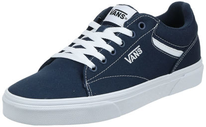 Picture of Vans Men's Sneaker, Blue Canvas Dress Blues White Jy3, 13 - Size: 13