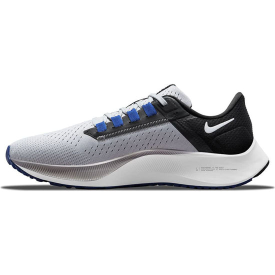 Picture of Nike Air Zoom Pegasus 38 Mens Running Trainers CW7356 Sneakers Shoes (UK 11.5 US 12.5 EU 47, Wolf Grey White Black 006) - Size: 12.5