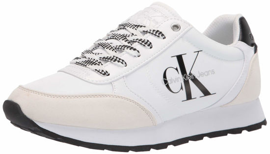 Picture of Calvin Klein Women's CAYLE Sneaker, White 115, 5 - Size: 5