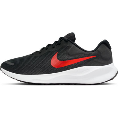 Picture of Nike Revolution 7 Men's Road Running Shoes (FB2207-003, Black/White/University Red) Size 7 - Size: 7