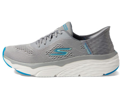 Picture of Skechers Women's Hands Free Slip-Ins Max Cushioning Elite-Mystic Passion Sneaker, Charcoal/Teal, 5 - Size: 5