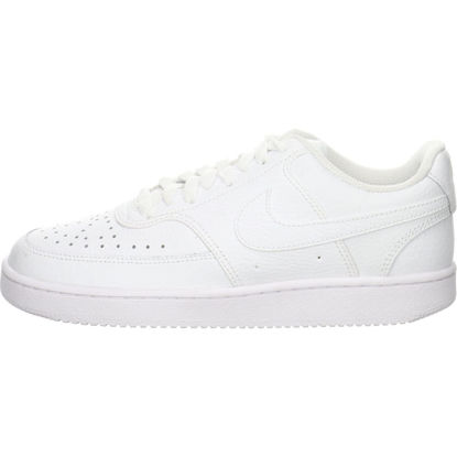 Picture of Nike Women's Court Vision Low Sneaker, White/White-White, 5 Regular US - Size: 5