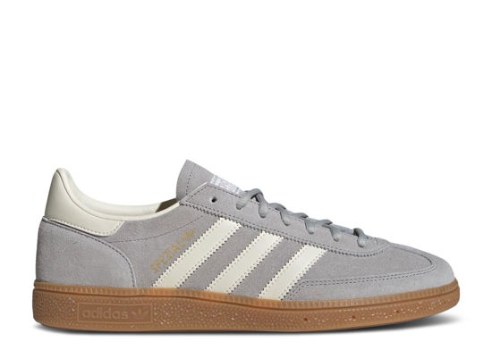 Picture of adidas Handball Spezial Mens Shoes, Grey Two/Cream White/Cloud White, Size 7.5 - Size: 7.5