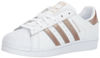 Picture of adidas Originals womens Superstar Sneaker, White/Cyber Metallic/White, 10 US - Size: 10