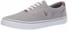 Picture of Polo Ralph Lauren Men's Thorton Sneaker, Soft Grey, 12 D US - Size: 12