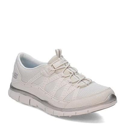 Picture of Skechers Women's, Gratis - Strolling Sneaker - Wide Width White 12 W - Size: 12 Wide