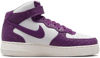 Picture of NIKE Women's Air Force 1 Mid 07 Trainers, Purple, 6.5 UK - Size: 9