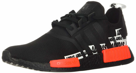 Picture of adidas NMD_R1 Mens Shoes Size 6.5, Color: Black/Red/White - Size: 6.5