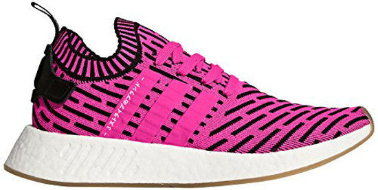 Picture of adidas Originals Men's NMD_R2 PK Sneaker, Shock Pink/Shock Pink/Black, 5 M US - Size: 5 D(M) US