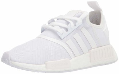 Picture of adidas Originals mens NMD_R1 Sneaker, White/White/White, 9.5 - Size: 9.5