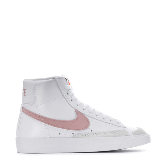 Picture of Nike womens WMNS Blazer Mid '77 Shoes White Oxford Pink Size 7.5 - Size: 7.5