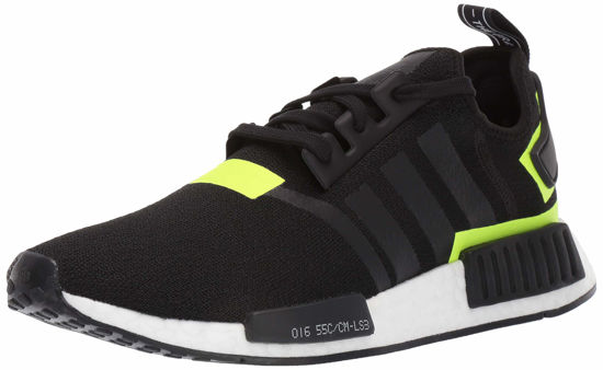 Picture of adidas Originals mens Nmd_r1 Running Shoe, Black/Black/White 1, 4 US - Size: 4