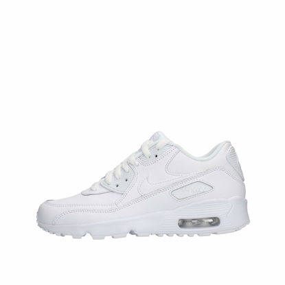 Picture of Nike Air Max 90 LTR White White 4 Y - Size: 4 Big Kid