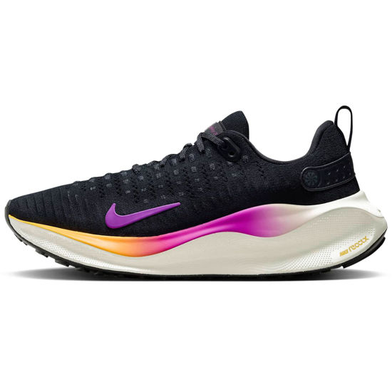 Picture of Nike InfinityRN 4 Women's Road Running Shoes (DR2670-011, Black/Anthracite/Coconut Milk/Hyper Violet) Size 9 - Size: 9