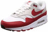 Picture of Nike Air Max 90/1 Womens Style: AQ1273-100 Size: 8 White/University Red - Size: 8 M US