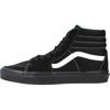 Picture of Vans Unisex-Adult Suede/Canvas Sk8-Hi Shoes (Black/Black/True White, 6.5 Women/5 Men) - Size: 6.5 Women/5 Men