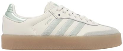 Picture of Adidas Sambae Womens Shoes (White Green Metallic, 10) - Size: 10