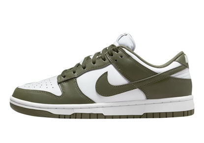 Picture of Nike Womens W Dunk Low DD1503 120 Medium Olive - Size 8W - Size: 8