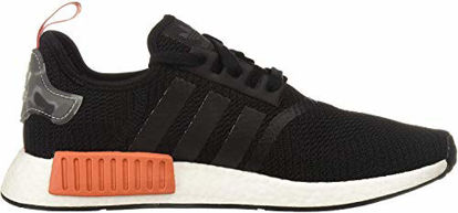 Picture of adidas Originals mens Nmd_r1 fashion sneakers, Black/Black/Raw Amber, 10.5 US - Size: 10.5