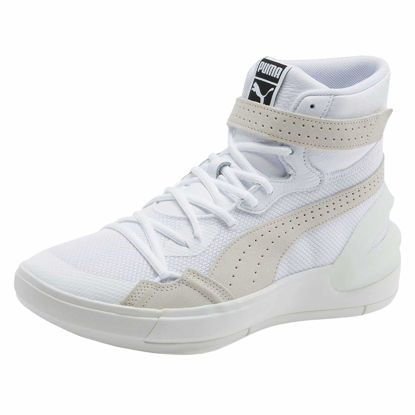 Picture of PUMA Unisex-Adult Rebound Layup High Sneakers, White, Men's 11 / Women's 12.5 - Size: 12.5 Women/11 Men