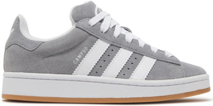 Picture of adidas Campus 00s Big Kid Sneaker (Grey White Gum, 4) - Size: 5 Women/4 Men