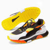 Picture of PUMA Wild Rider Vintage Mens Shoes (10, White/Carrot/Yellow, Numeric_10) - Size: 10