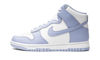 Picture of Nike Women's WMNS Dunk High Aluminum, University Blue/White/White, 9W - Size: 9