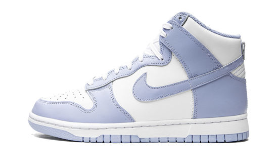 Picture of Nike Women's WMNS Dunk High Aluminum, University Blue/White/White, 9W - Size: 9