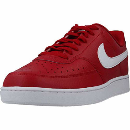 Picture of Nike Men's Court Vision Low Sneaker, Gym Red/White, 6.5 Regular US - Size: 6.5