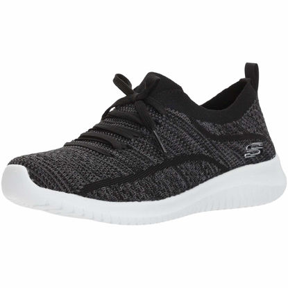 Picture of Skechers Sport Women's Ultra Flex Statements Sneaker,black/grey,8 M US - Size: 8