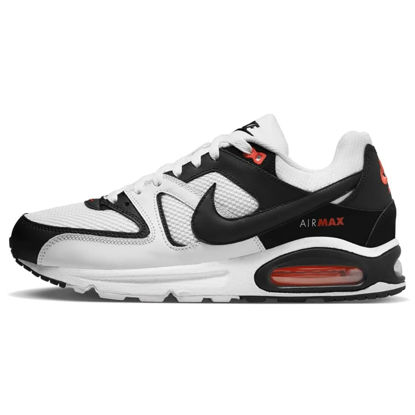 Picture of NIKE Air Max Command Men's Running Trainers Sneakers Shoes, White Max Orange Black, 12.5 - Size: 12.5