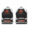 Picture of NIKE Air Max Command Men's Running Trainers Sneakers Shoes, White Max Orange Black, 12.5 - Size: 12.5