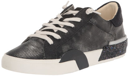 Picture of Dolce Vita womens Zina Sneaker, Gunmetal Leather, 6 US - Size: 6