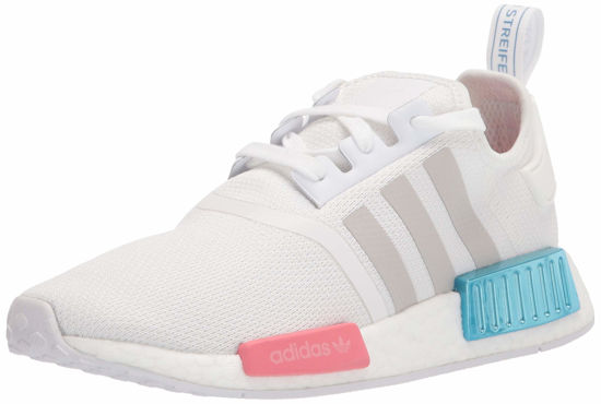 Picture of adidas Women's NMD_r1 Sneaker, White/Grey/Hazy Rose, 7.5 - Size: 7.5