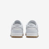 Picture of Nike Dunk Low Premium Next Nature Women's Shoes (FN6345-100, White/Gum Light Brown/Football Grey) Size 7 - Size: 7