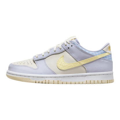 Picture of Nike Dunk Low Grade School Oxygen Purple/Citron Tint FJ4641-536 6.5Y - Size: 6.5 Big Kid