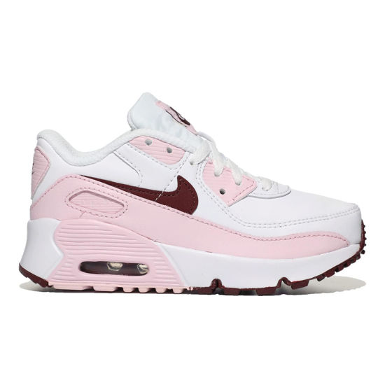 Picture of Nike Baby Boy's Air Max 90 LTR (Infant/Toddler) White/Dark Beetroot/Pink Foam 6 Toddler M - Size: 6 Toddler