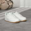 Picture of NIKE Men's Air Force 1 '07 An20 Basketball Shoes, White White Light Brown White White Gum Light Brown, 8.5 AU - Size: 7.5